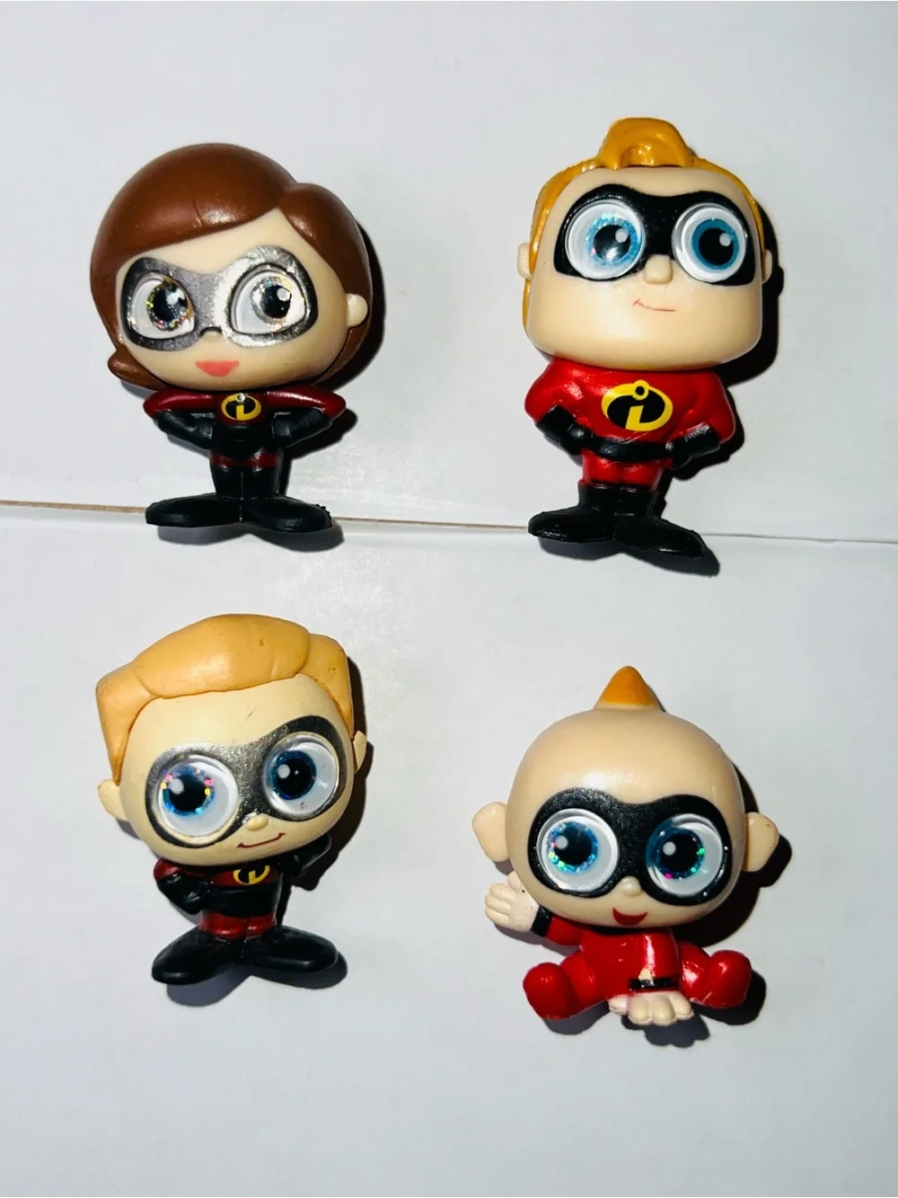 Doorables Pixar The Incredibles Figurines Set of 4 Family Characters